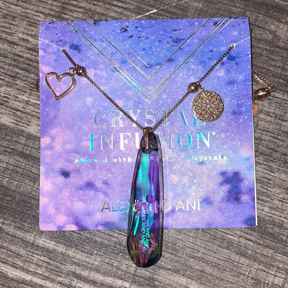Alex and Ani Crystal infusion Necklace